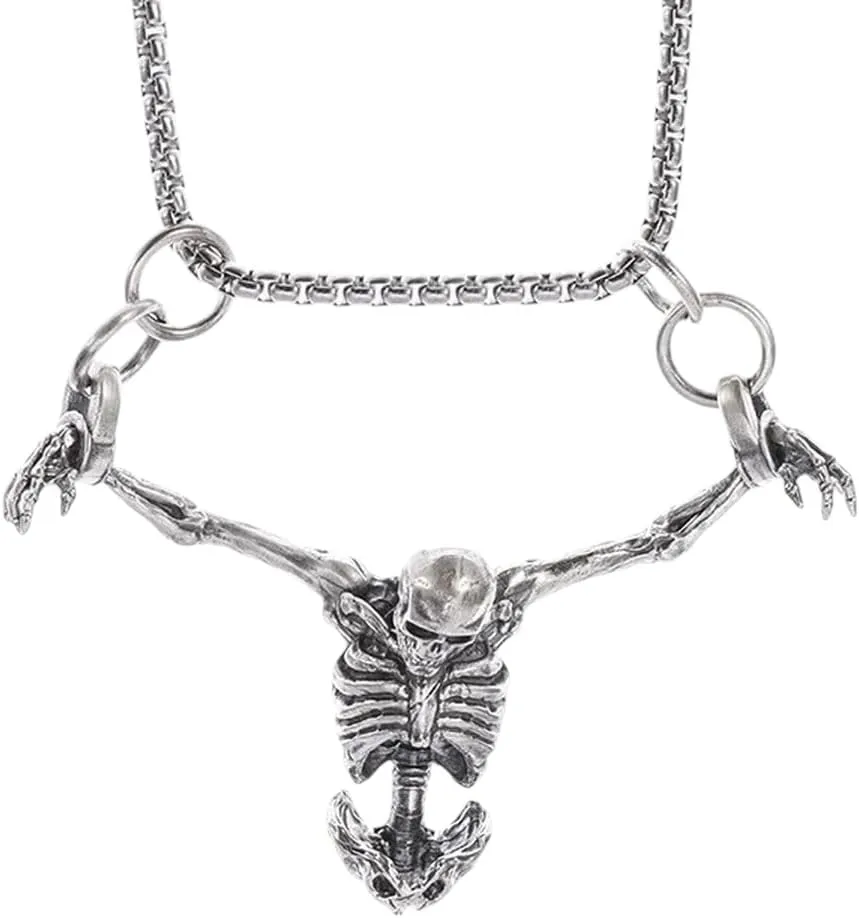 New For Trendy 2025 Gothic Dante'S Purgatory Cross Pendant Necklace Retro Gothic Passion Necklace Religious Christian Jewelry For Men Jewelry Fashion Accessories Creative Gift