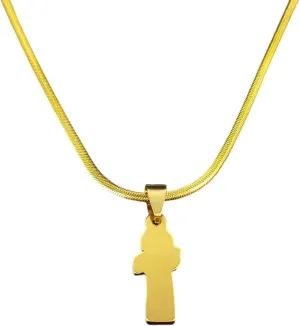 New For Trendy 2025 Hip Hop Punk Christian Jesus Pendant Necklace For Women Men Stainless Steel Gold Plated Crucifix Necklaces Amulet Jewelry Fashion Accessories Creative Gift