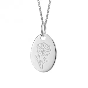 October Cosmos Birth Blooms Pendant P5124