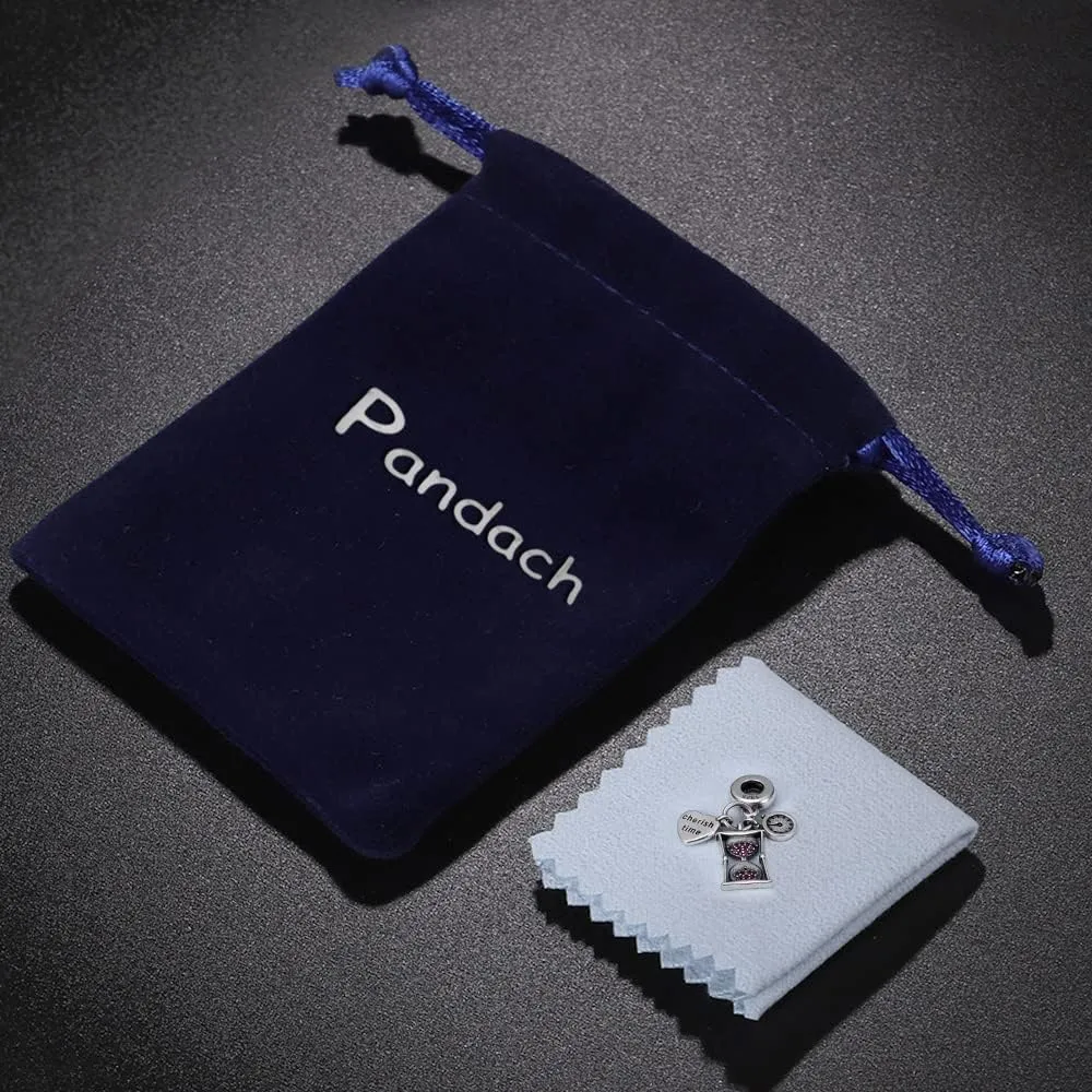 Pandach 925 Sterling Silver Charms for Bracelets and Necklaces Travel Round The World Beads Charms Relaxation Dangle Pendant,Jewelry Beads Gifts for Women