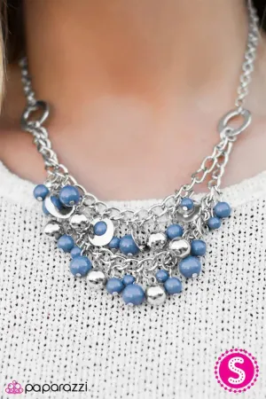 Paparazzi Necklace ~ The Matchmaker - Blue