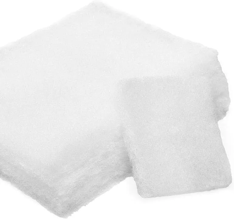 Paper Mart Synthetic Cotton Filler for Jewelry Boxes, Pack of 100 White Pads, 3 1/16 x 2 1/8 Inch Liner for Small Sized Jewelry Box and Ring Box