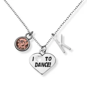 Personalized Dance Necklace Custom for Girls, Dance Recital Gifts, Unique Ballet & Dancer Gifts, Dance Jewelry & Necklaces for Little Girls to Teen Girls.