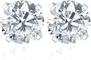Pompeii 1 1/4Carat (ctw) Diamond Studs in 14k White or Yellow Gold Lab Grown (HI,VS)
