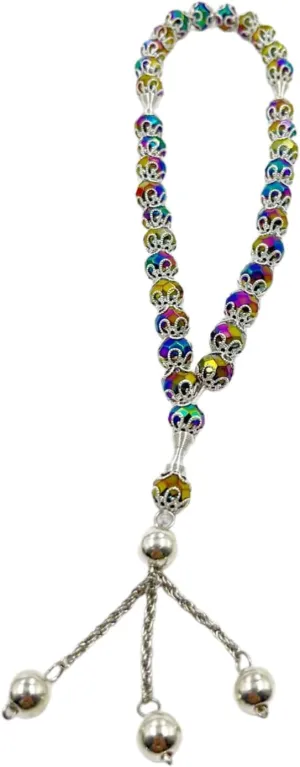 Prayer Beads Set Rosary Bracelet Prayer Bracelet Crystal Texture Delicate Beads Bracelet Suitable for Various Occasions