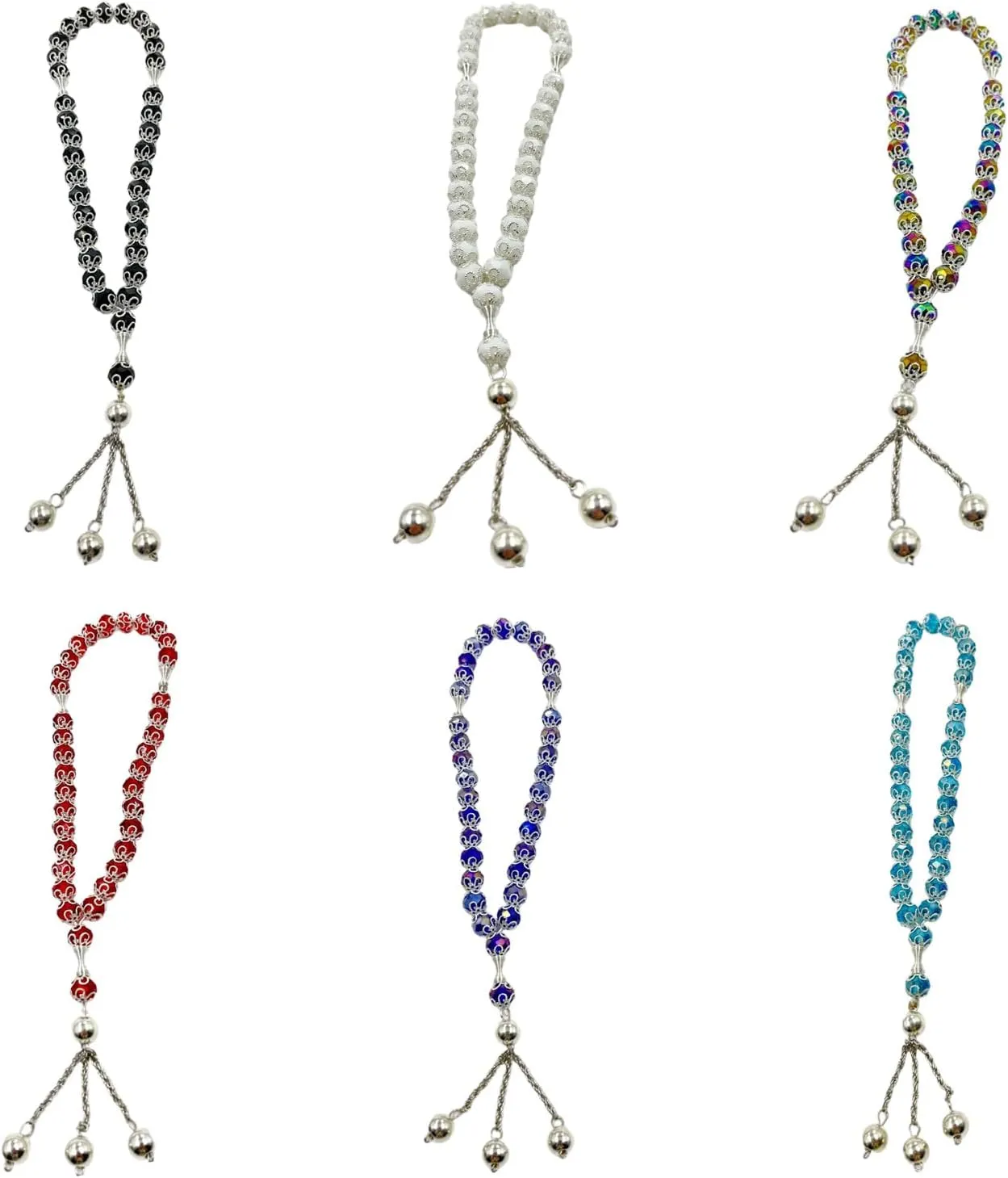 Prayer Beads Set Rosary Bracelet Prayer Bracelet Crystal Texture Delicate Beads Bracelet Suitable for Various Occasions