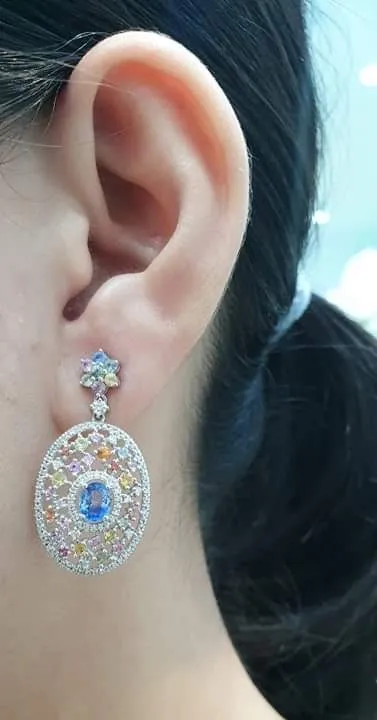 PREORDER | Gemstones and Diamond Jewelry Set 14kt