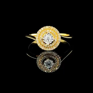 PREORDER | Golden Classic Round Diamond Ring 14kt