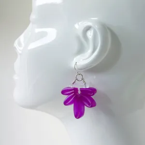 Purple Bloom Earrings by Emma Gerard