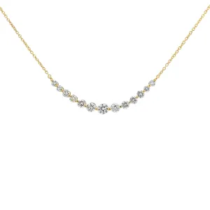 "Smile" Yellow Gold Necklace