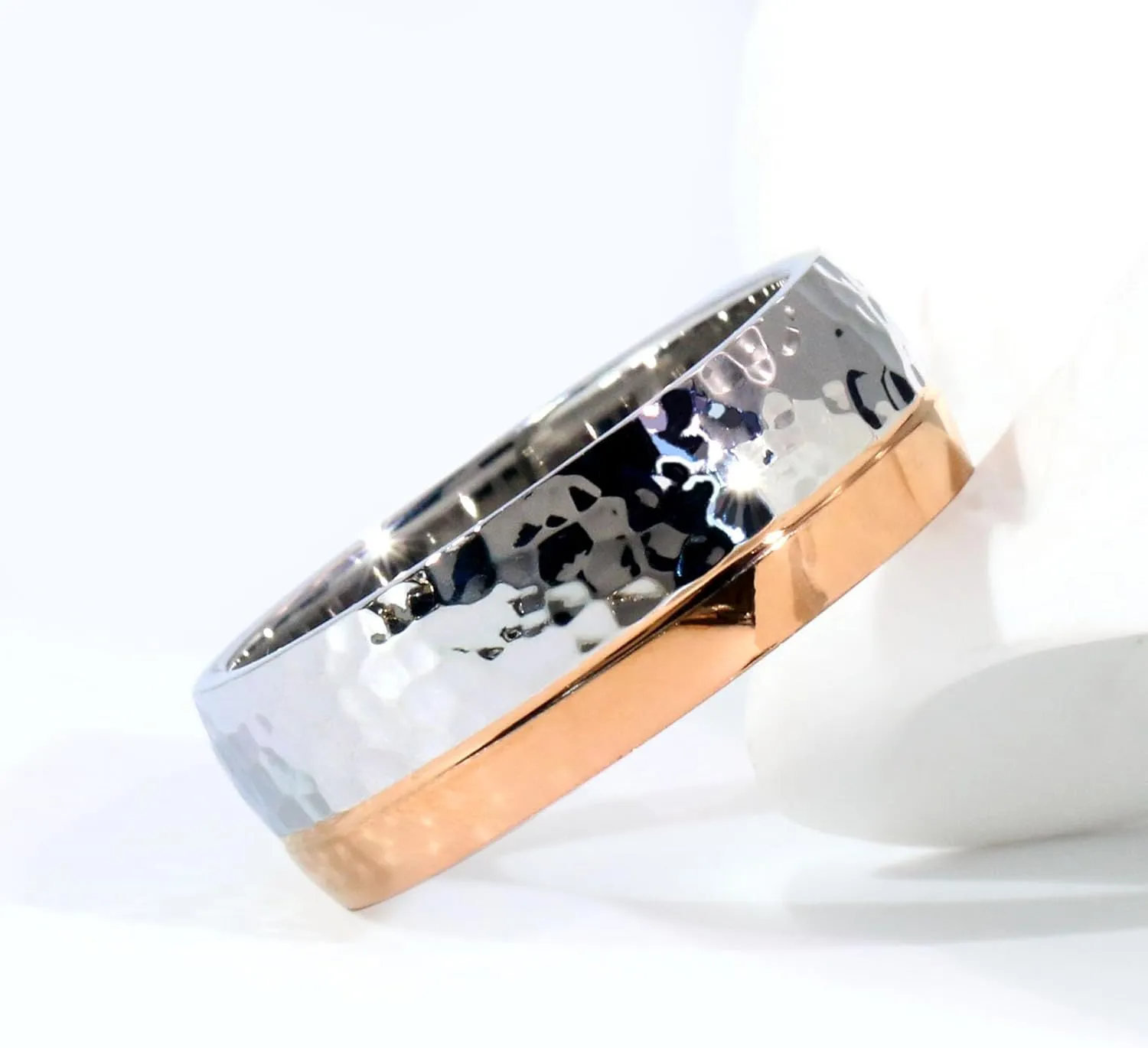 ringheart Couple Rings Matching Ring 1.5CT AAA CZ Rose Gold Plated Women Wedding Ring Sets for Him and Her Rings