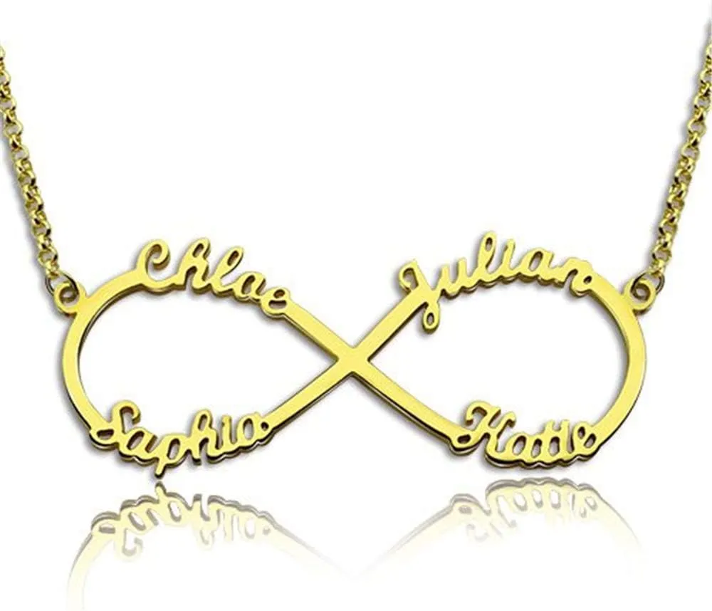 ROSI Personalized Name Necklaces for Women Name Necklaces My Name Necklace Custom Any Name Necklaces for Her (gold 8)