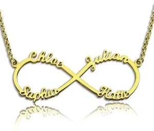 ROSI Personalized Name Necklaces for Women Name Necklaces My Name Necklace Custom Any Name Necklaces for Her (gold 8)
