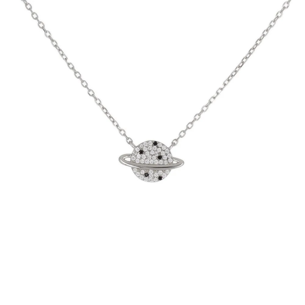 SATURN DAINTY NECKLACE