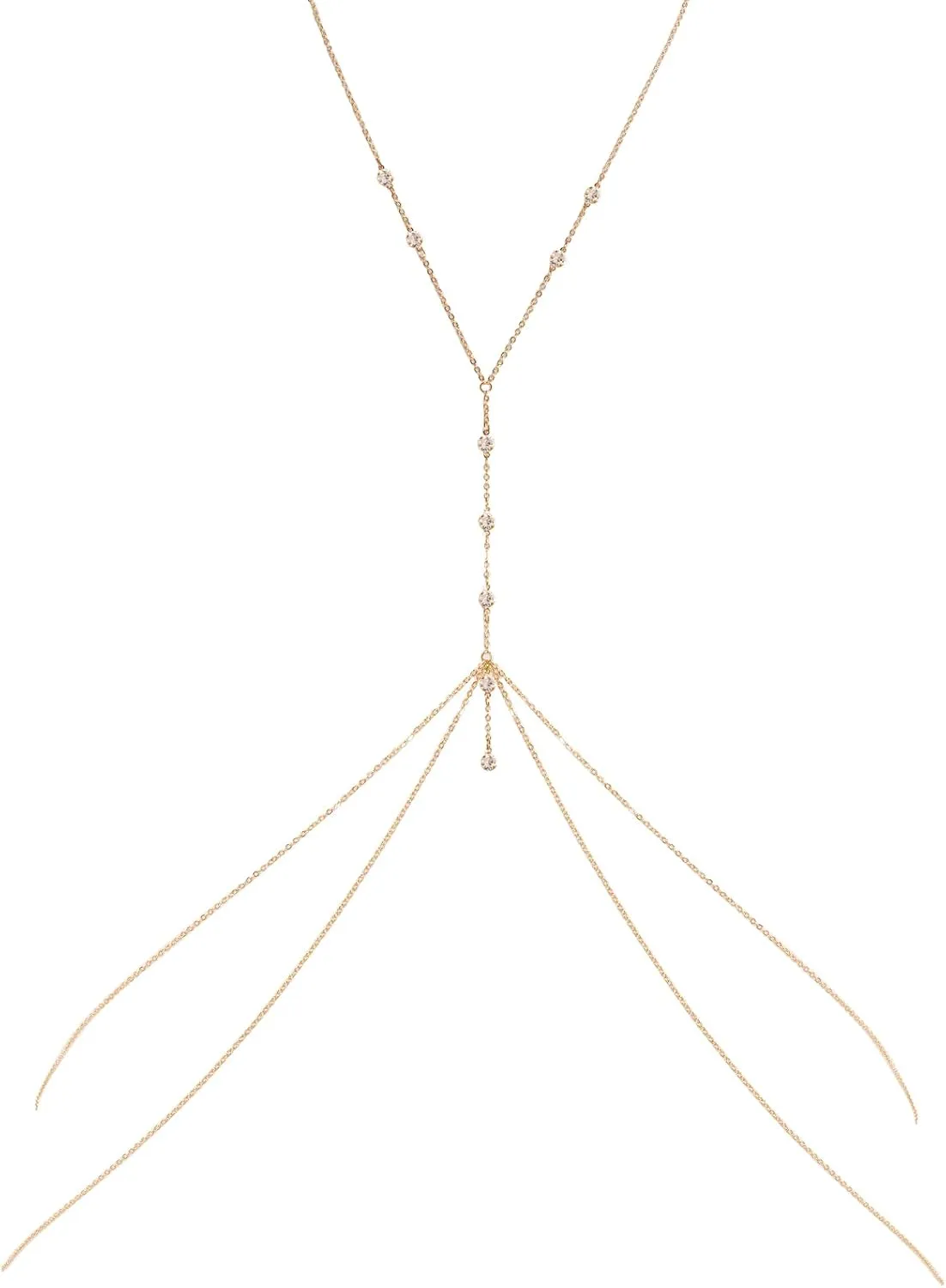 Sexy Body Chain Bra Bikini Waist Belly Body Chains Beach Body Necklace Jewelry for Women