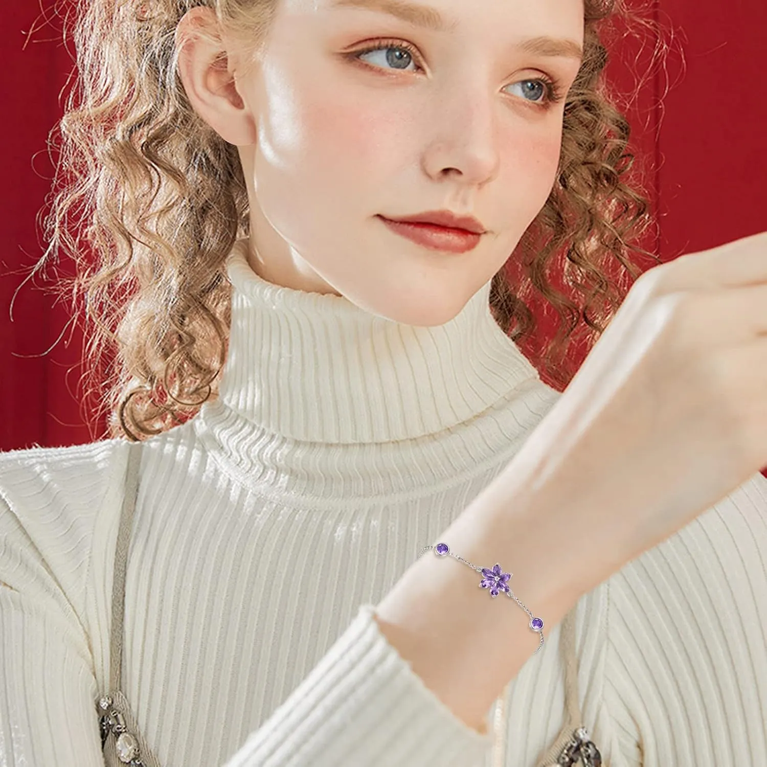 Shell/Dolphin/Turtle/Sunflower/Violet/Cat Paw/Cat And Dog/Flower/Heart/Claddagh/Ladybug/Cross/Celtic Knot Bracelet 925 Sterling Silver Bracelet Opal Moonstone Jewelry Gifts for Women