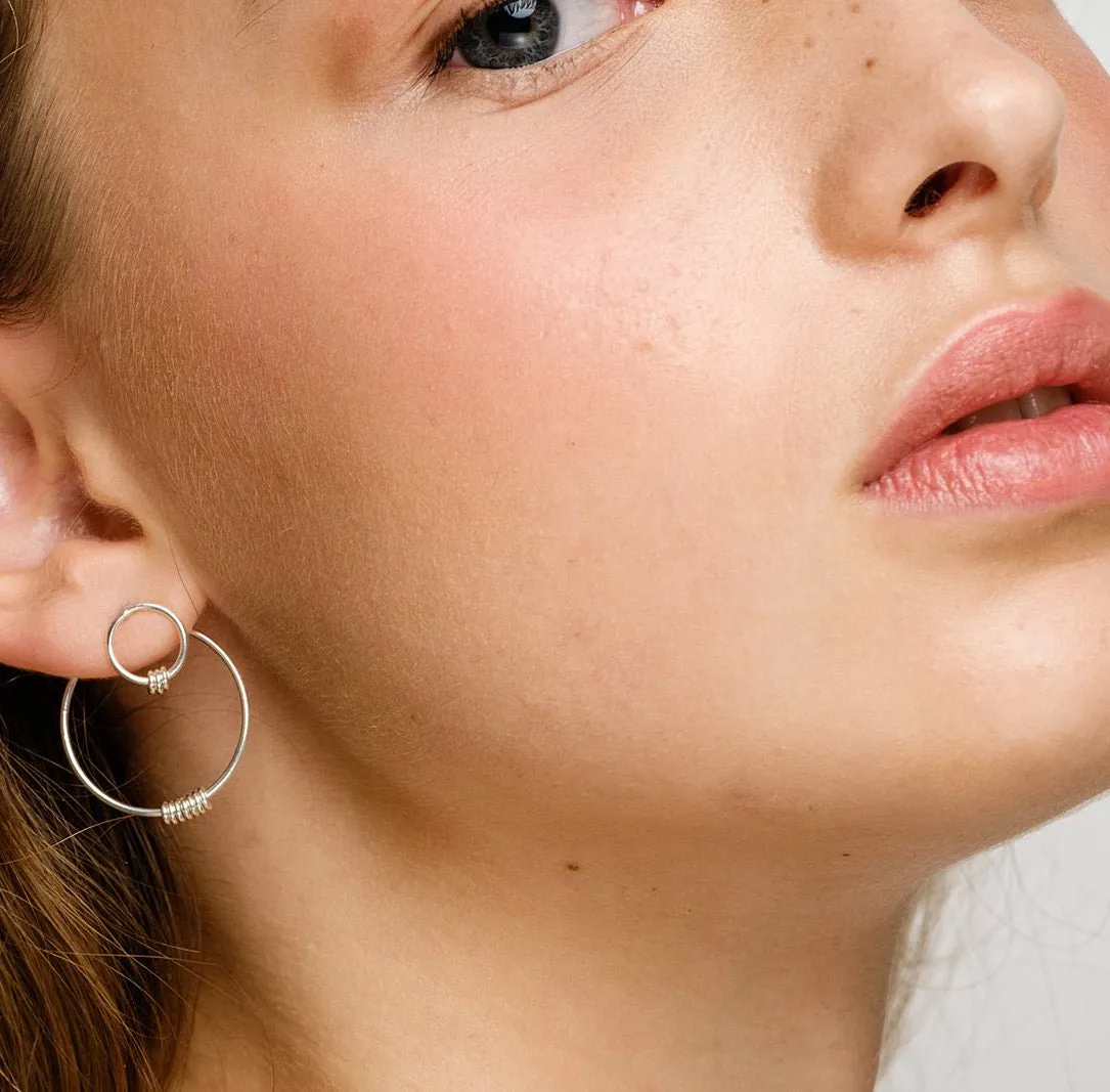 Silver Floreana Earrings