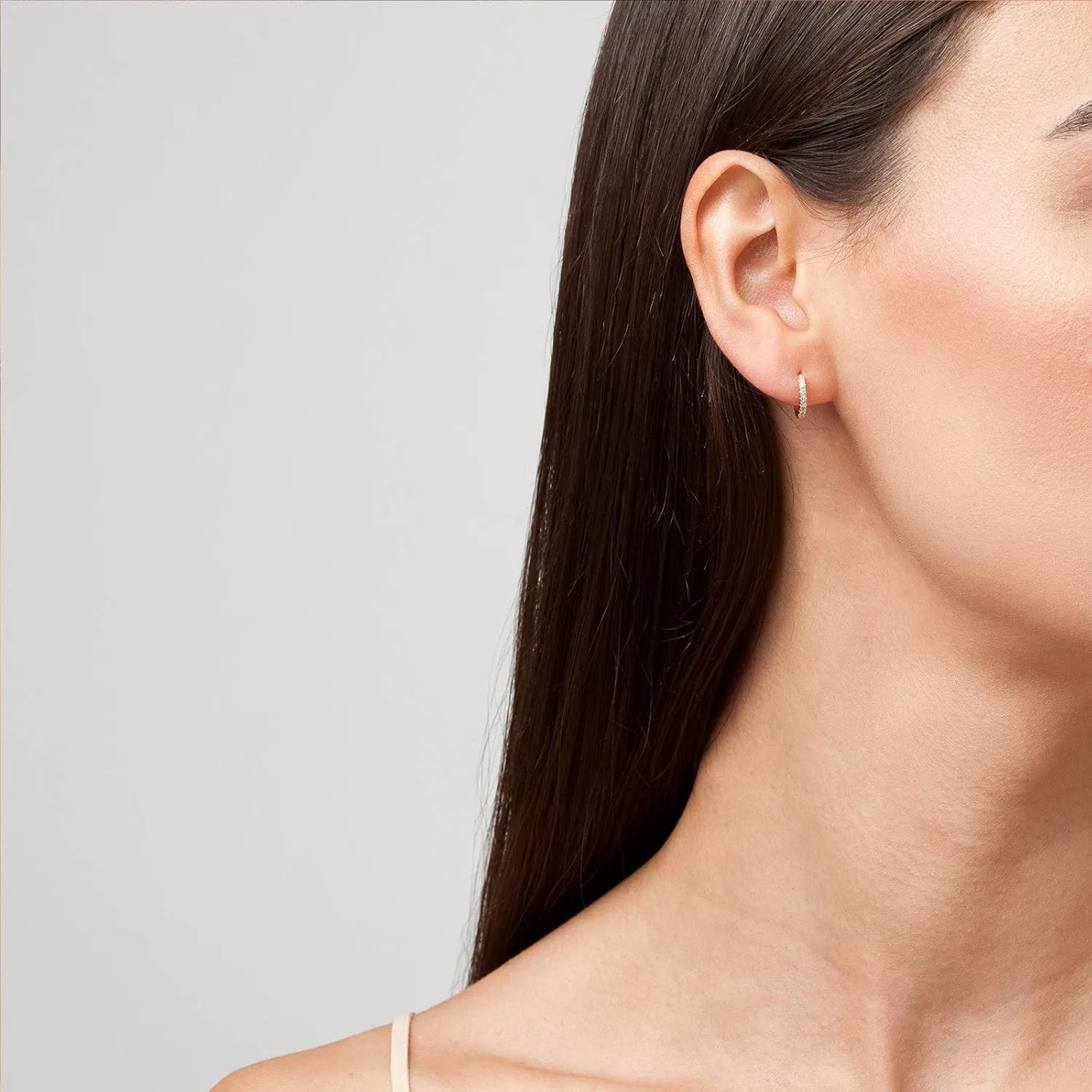 Small Open Hoop Earrings for Women Hypoallergenic Sterling Silver Hoops Open Hoop Earrings