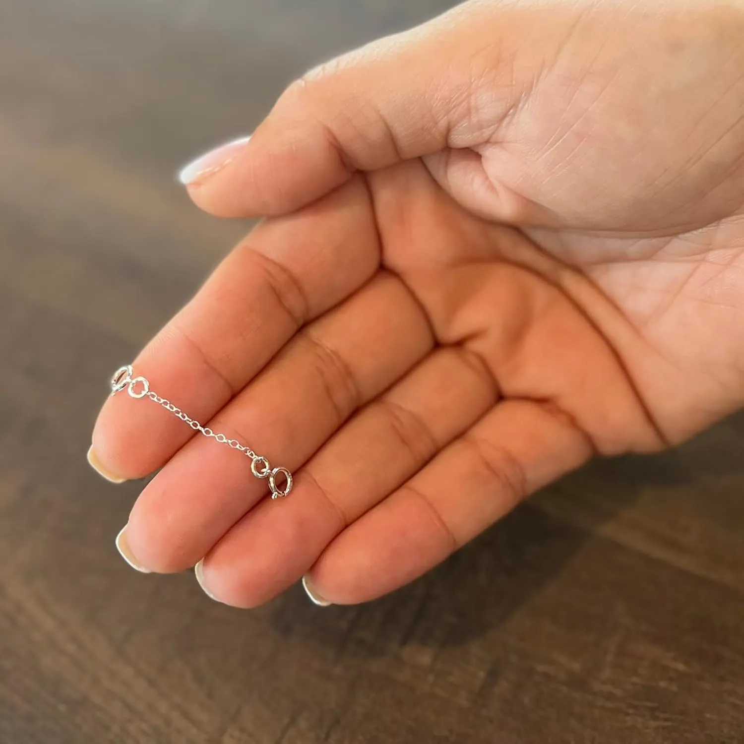 Sterling Silver 1mm Bracelet Safety Chain | Available Lengths 1", 2", 3" | Safety Chain for Your Bracelet, Necklace, Anklet and Other Jewelry