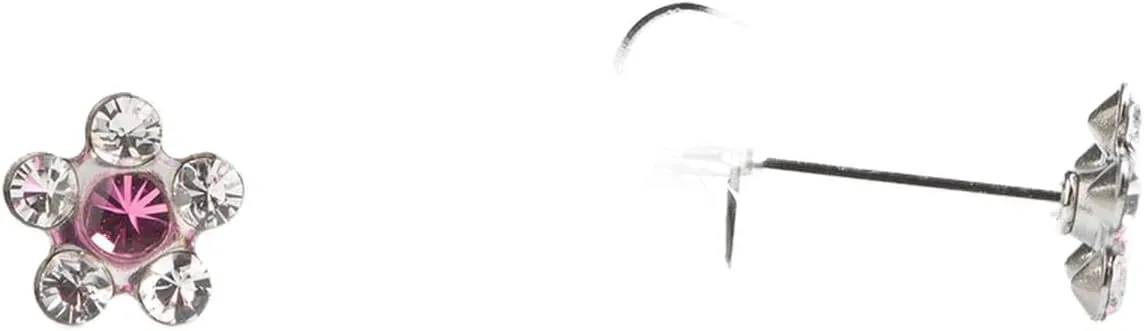 STUDEX Daisy Stud Earrings | Hypoallergenic and Nickel Safe for Sensitive Ears | High Fashion Earrings for Women and Men