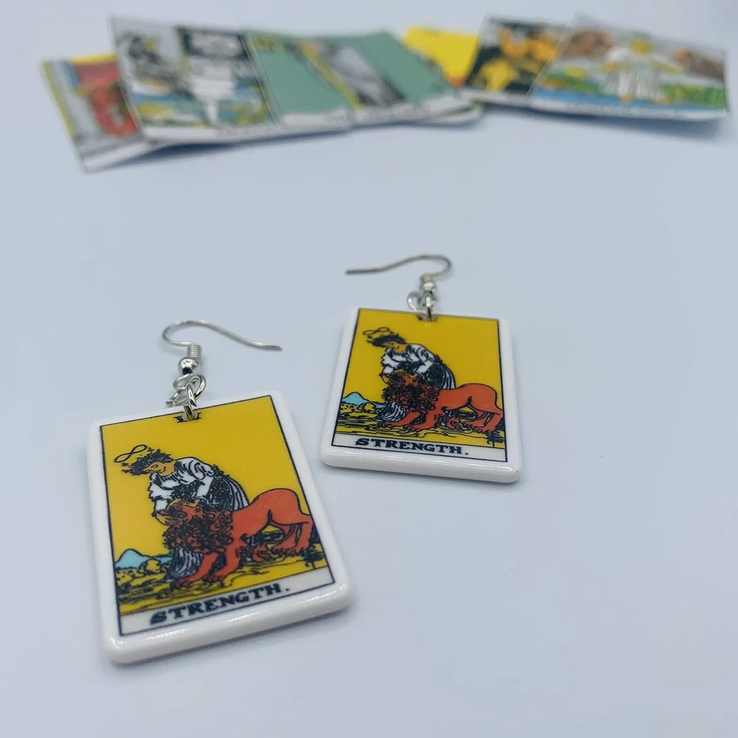 Tarot Jewelry for Women - Tarot Earrings - Zodiac Accessories - Zodiac Rider Waite Jewelry