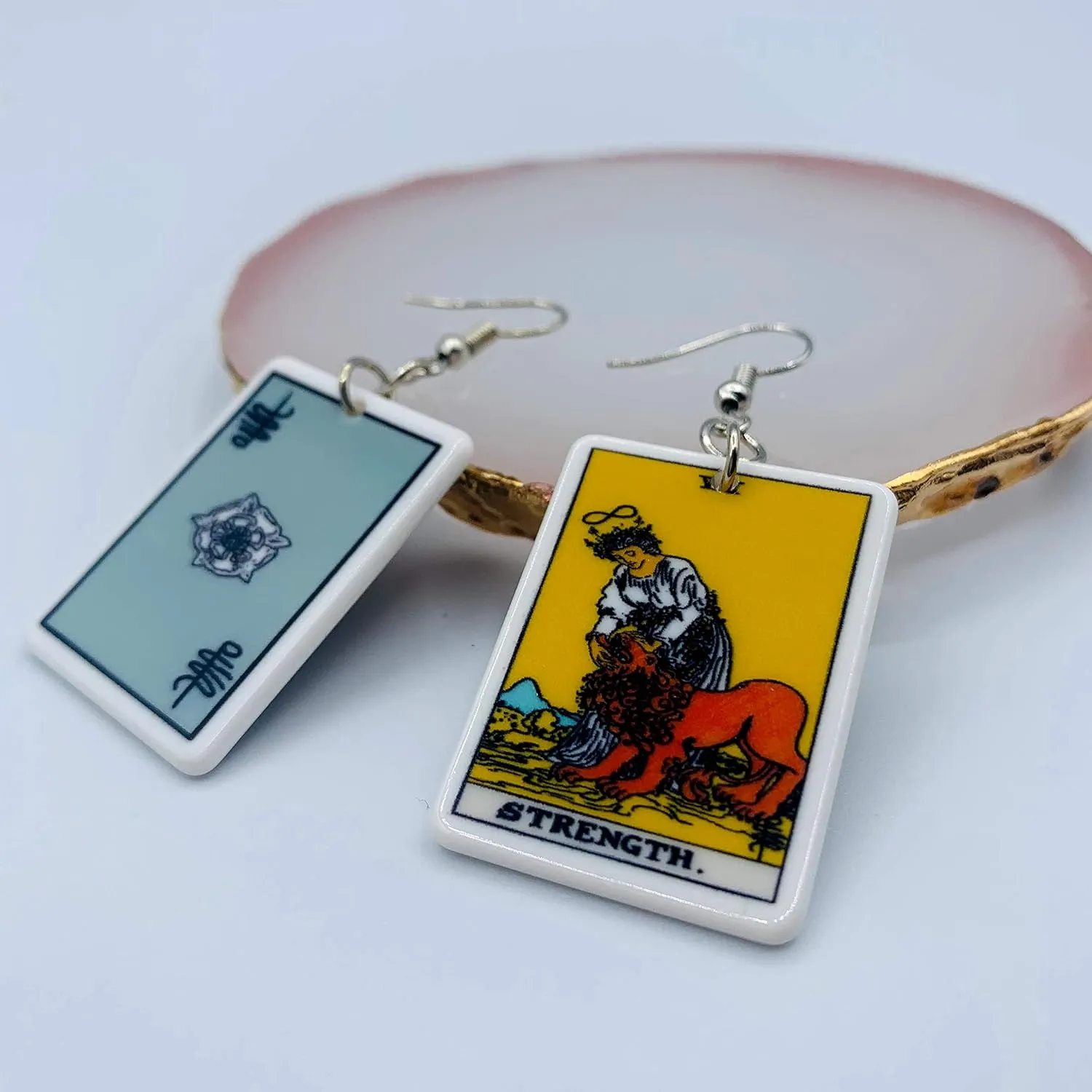Tarot Jewelry for Women - Tarot Earrings - Zodiac Accessories - Zodiac Rider Waite Jewelry