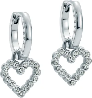 Ted Baker London Amora Crystal Halo Heart Huggie Earrings For Women