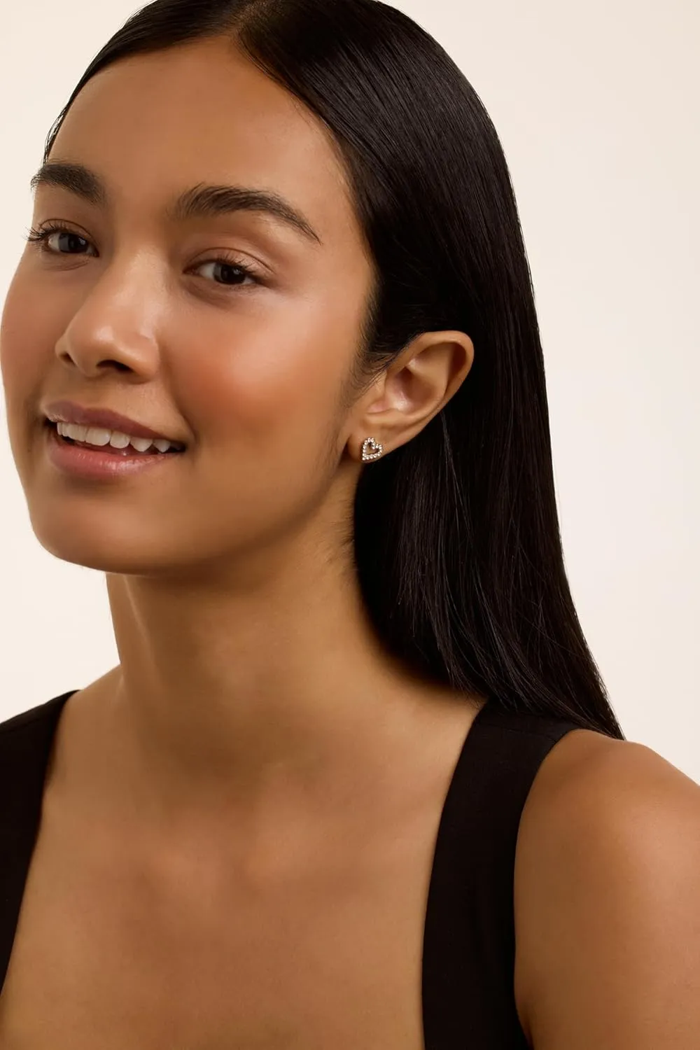 Ted Baker London Amorina Crystal Halo Heart Stud Earrings For Women