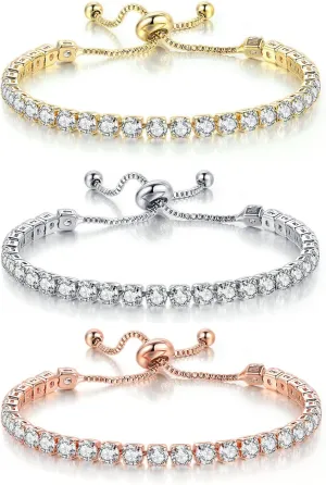 Tennis Bracelets for Women Cubic Zirconia Tennis Bracelet for Women Birthstone Bracelet Jewelry for women Fashion Jewelry Wedding Gift