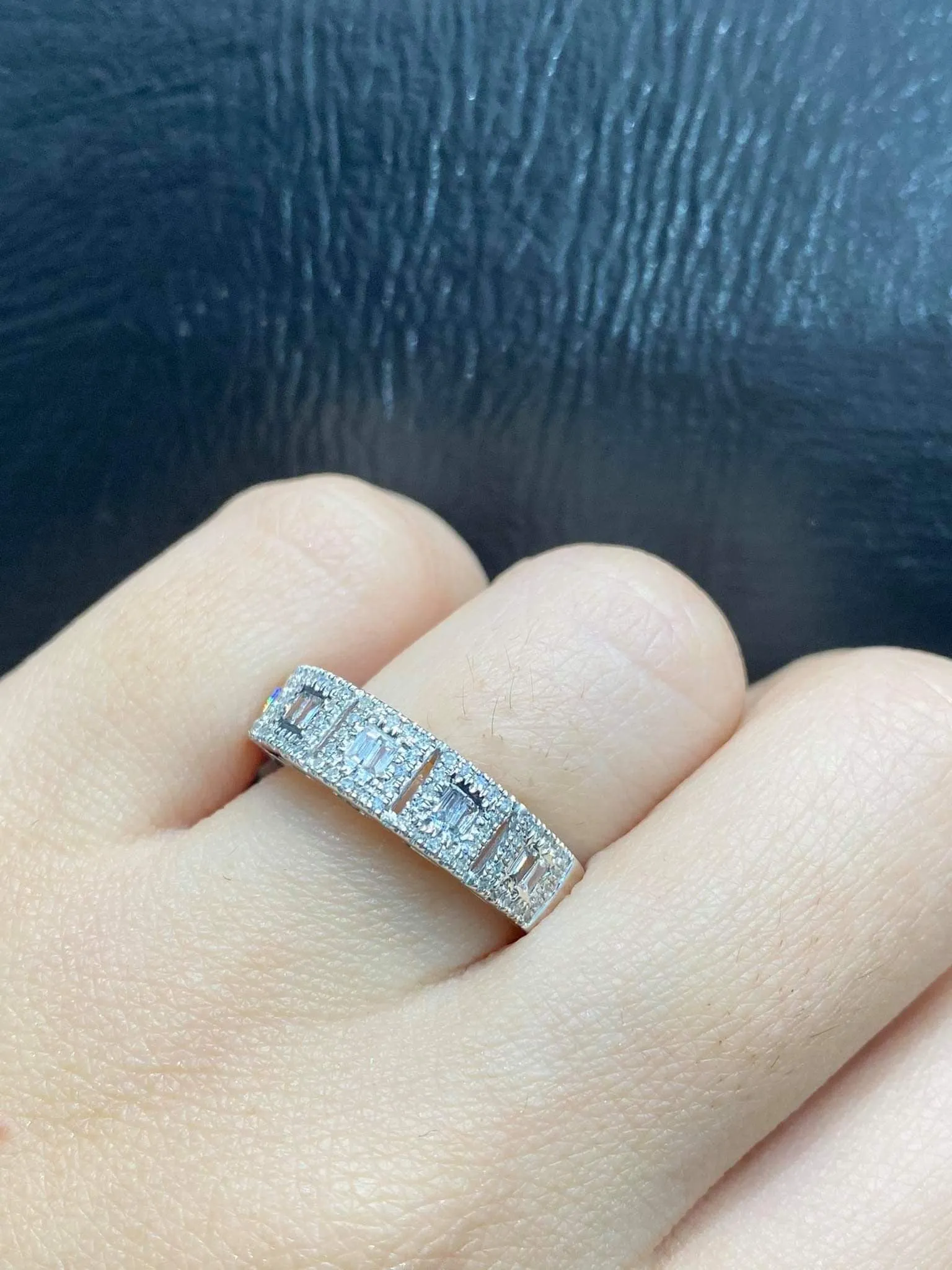 #ThePromise | Half Eternity Men's Diamond Ring 14kt