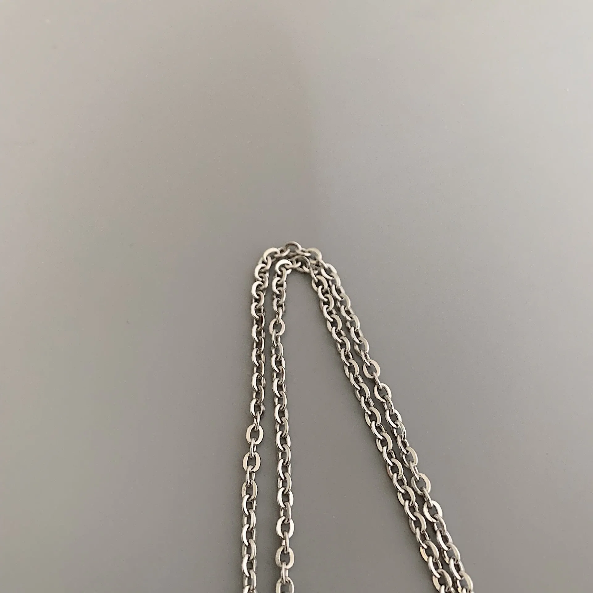 Titanium steel hiphop hip hop necklace